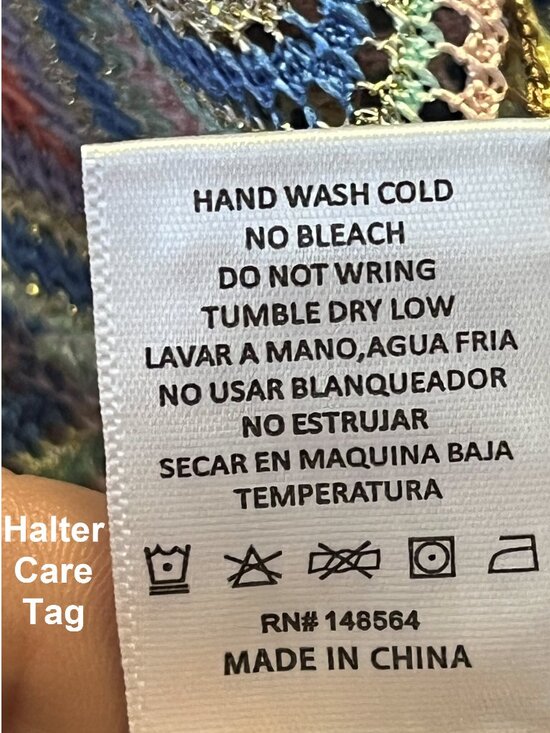 AKIRA “Take Me to Miami” Halter Top & Duster – NWT – L/XL (Fits M) - Picture 15 of 16